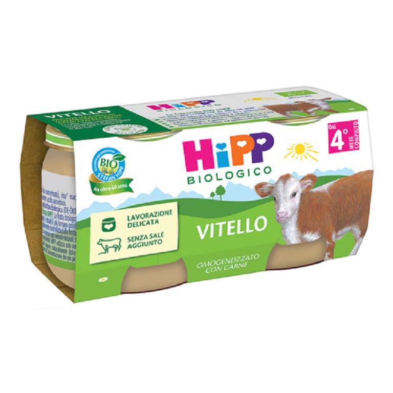 HIPP BIO OMOG VITELLO 2X80G